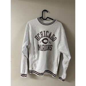 Chicago Maroons Champion Reverse Weave VtG Shield Banner NCAA College Pennant